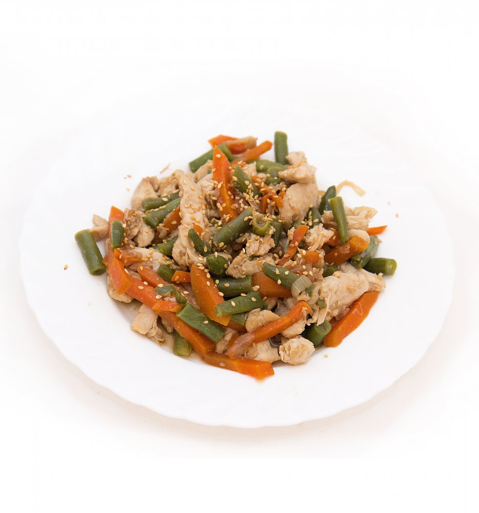 Курица с овощами (150 гр)